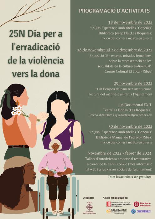 DIA INTERNACIONAL PER A L’ELIMINACIÓ DE LA VIOLÈNCIA ENVERS LES DONES