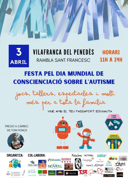 Dia Mundial de Conscienciació sobre l’Autisme a Vilafranca