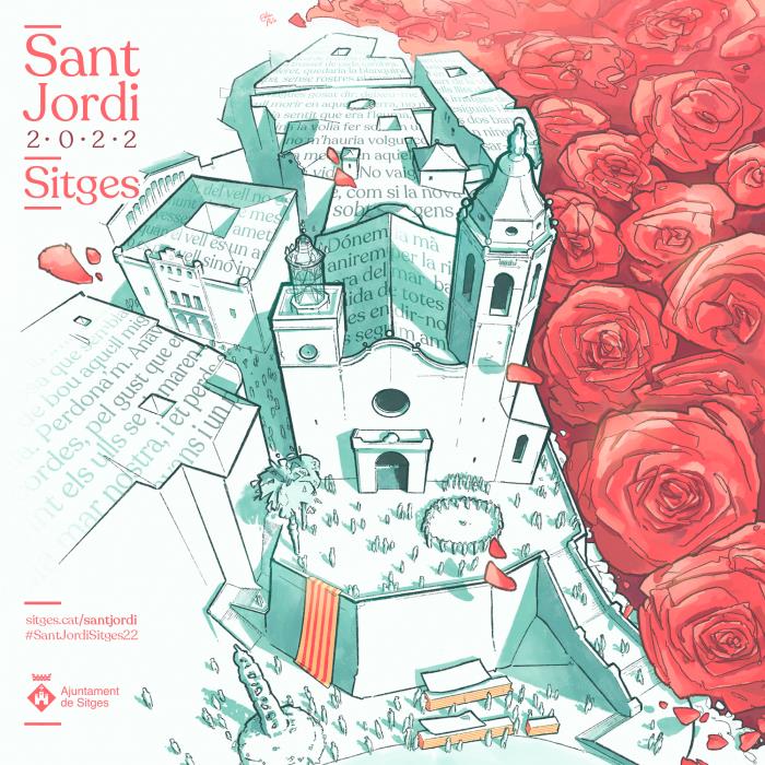 Diada de Sant Jordi 2022 a Sitges