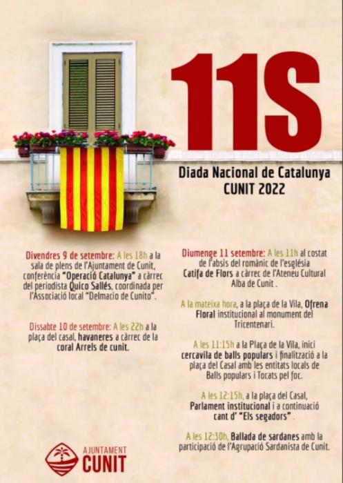 Diada Nacional de Catalunya a Cunit