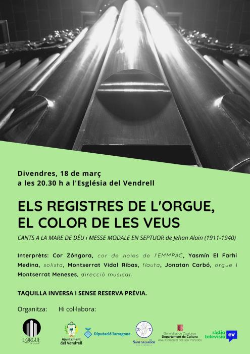 Els registres de l’orgue, el color de les veus