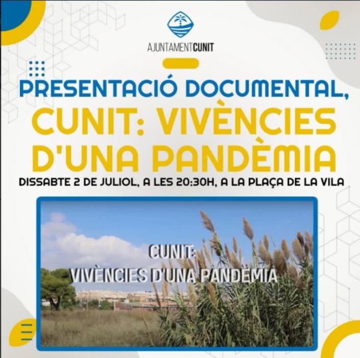 Estrena del documental “Cunit: vivències d’una pandèmia”