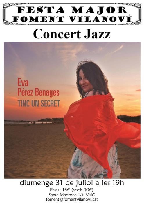 Eva Pérez Benages, concert de Festa Major