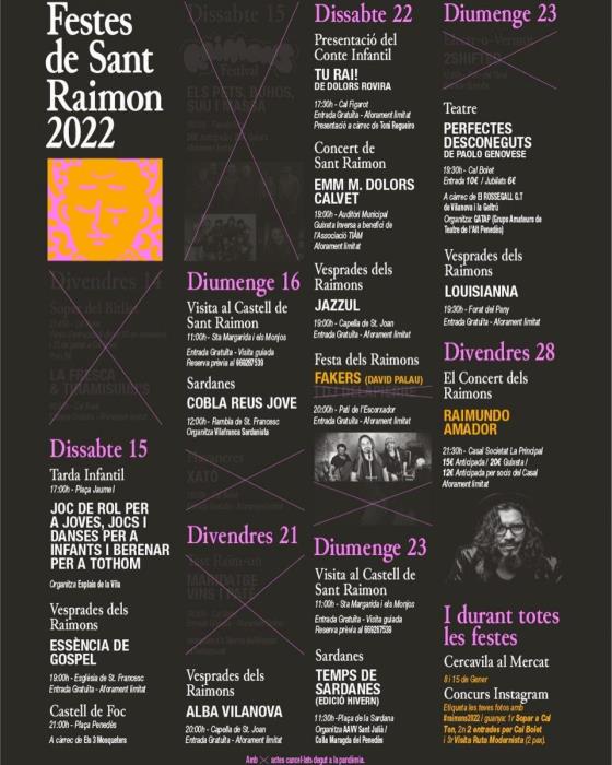 Festes de Sant Raimon 2022