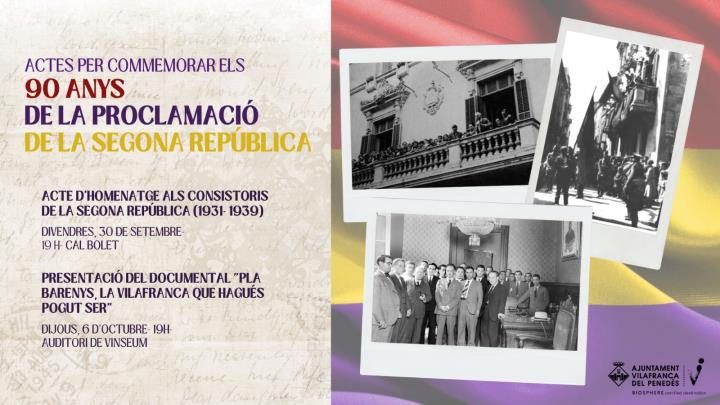 Homenatge als consistoris de la 2a República