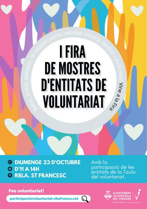 I Fira de mostres d’entitats de voluntariat