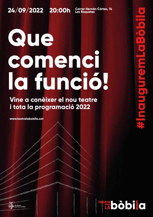 Inauguració del nou teatre municipal La Bòbila