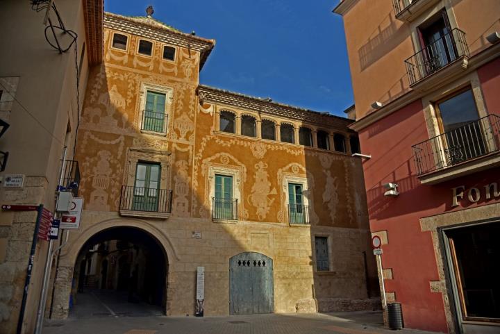 Inauguració dels esgrafiats de la Casa del Portal del Pardo