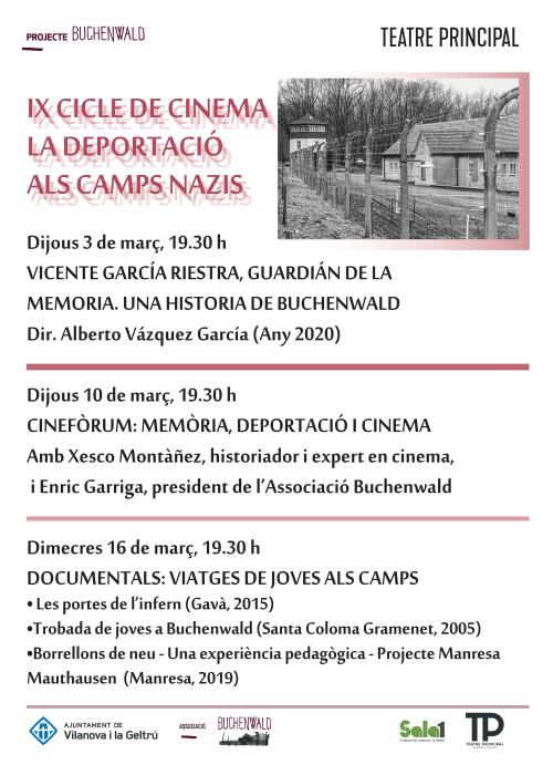 IX  Cicle de Cinema sobre la deportació als camps nazis