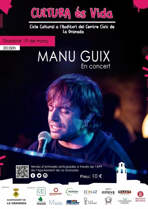 Manu Guix, en concert