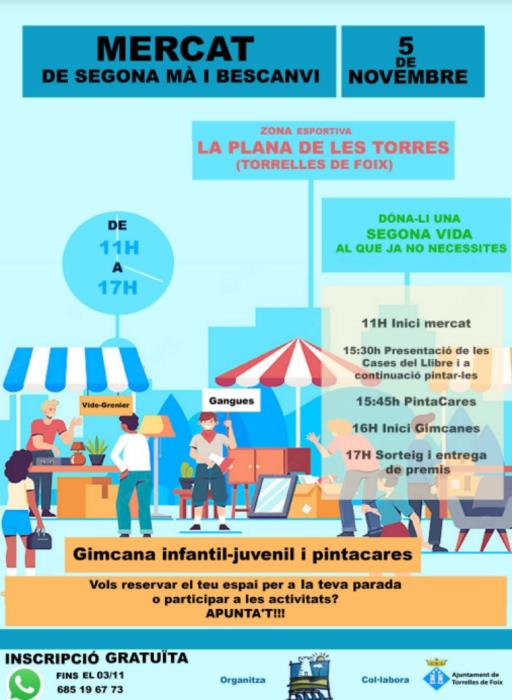 Mercat de segona mà a Torrelles de Foix