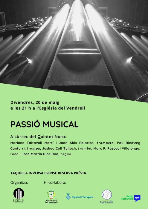 Passió musical a càrrec del Quintet Nura