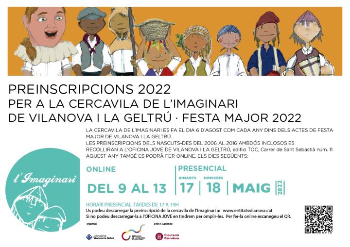 Preinscripcions per a la Cercavila de l'Imaginari