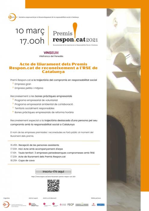 Premis de la Responsabilitat Social de Catalunya al Vinseum de Vilafranca