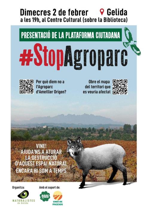 Presentació de la plataforma ciutadana StopAgroparc