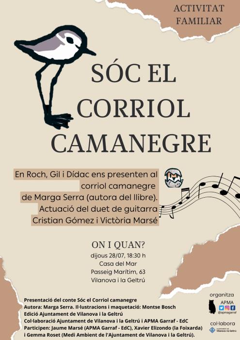 Presentació del conte Sóc el corriol camanegre