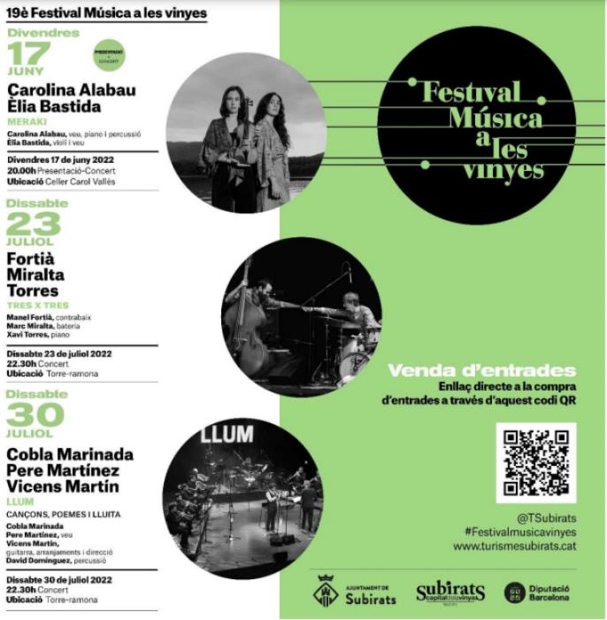 Presentació del Festival Música a les Vinyes de Subirats