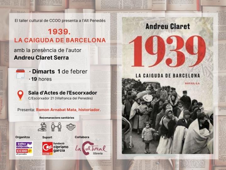 Presentació del llibre “1939. La caiguda de Barcelona” 