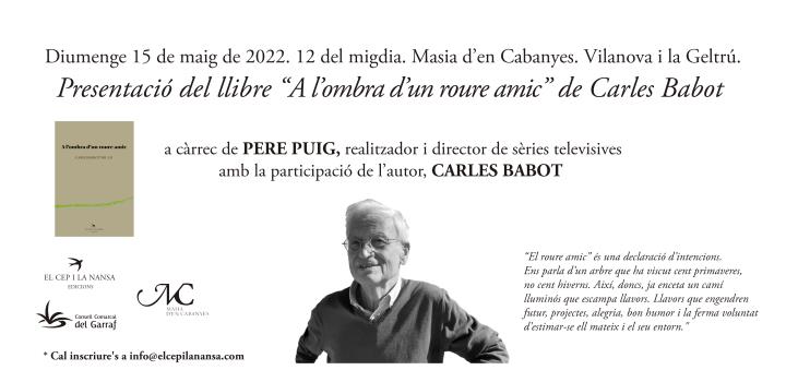 Presentació del llibre 'A l'ombra d'un roure amic'