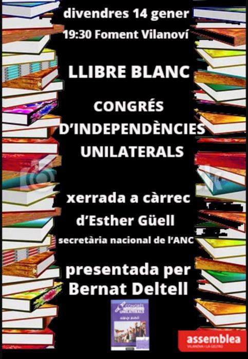 Presentació del “Llibre Blanc del Congrés d’independències unilaterals”