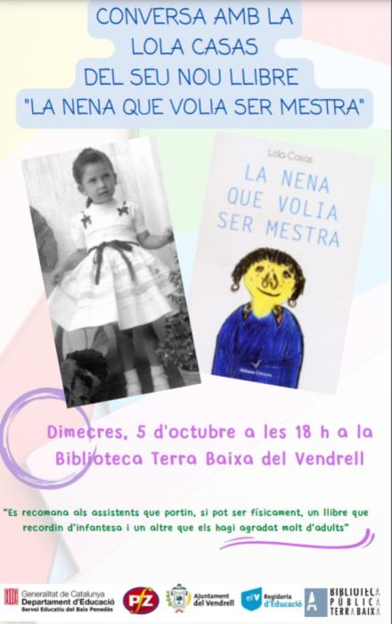 Presentació del llibre 'La nena que volia ser mestra'