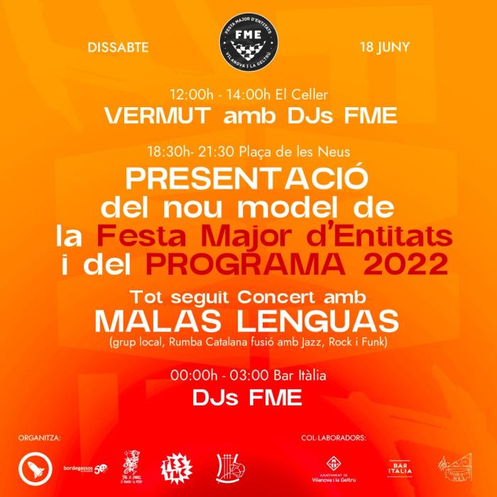 Presentació del nou format de la Festa Major d'Entitats