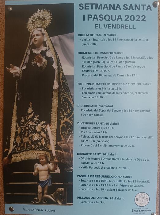 Setmana Santa i Pasqua al Vendrell