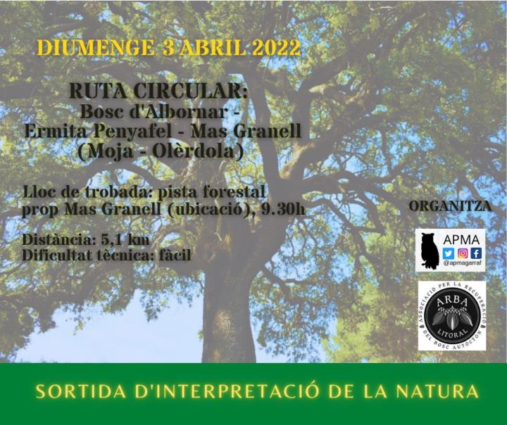 Sortida d'interpretació de la natura Moja