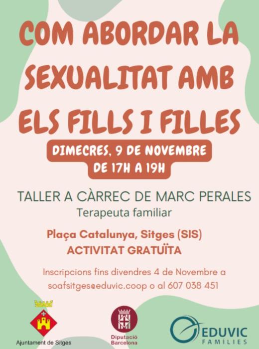 Taller gratuït per abordar la sexualitat amb fills i filles