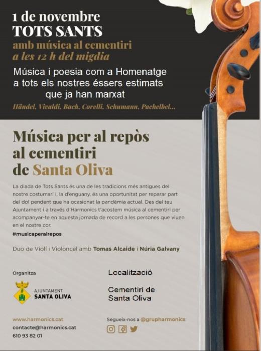 Tots Sants amb música per al repòs al cementiri de Santa Oliva