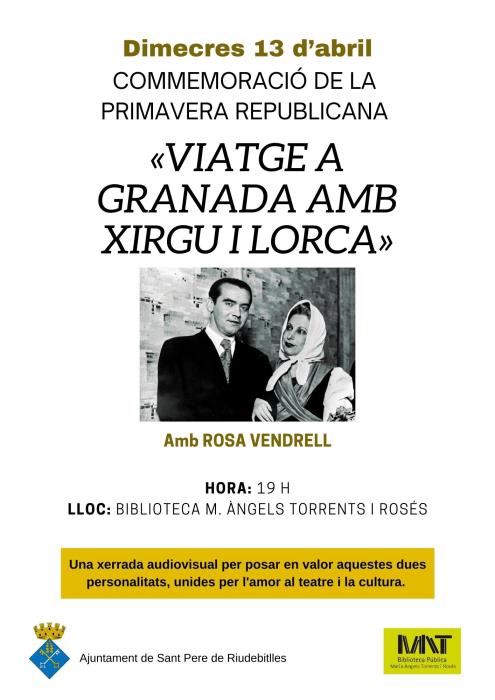Viatge a Granada amb Xirgu i Lorca