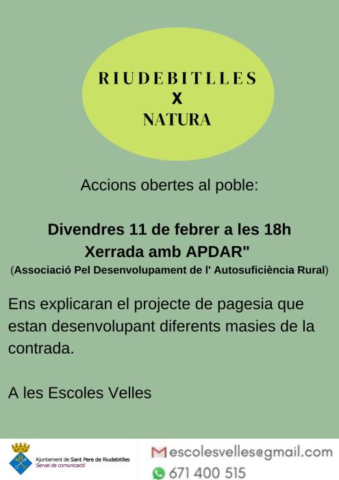 Xerrada amb APDAR