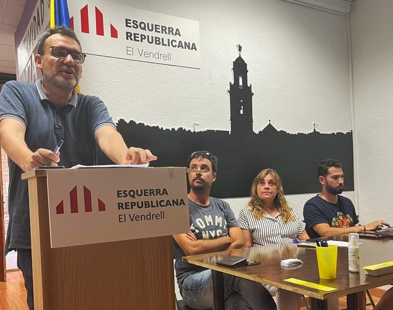 Alfonso González Bondía serà el cap de llista d’Esquerra Republicana a El Vendrell. ERC