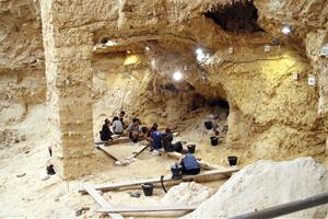 Apareix un nou nivell arqueològic a l'Abric Romaní amb fogars, restes de cérvols i eines de neandertals