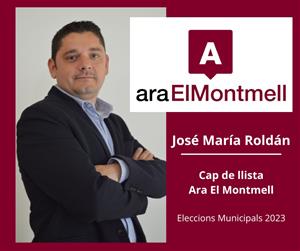 Ara El Montmell confirma José María Roldán com a candidat a les municipals. EIX