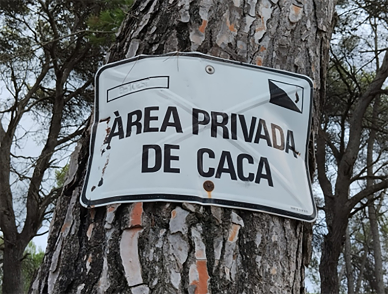 Àrea privada de caça. Ferran Savall