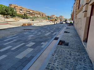 Avancen les obres del carrer Comerç de Vilafranca