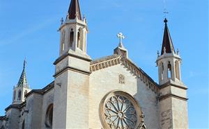 Campanar de Santa Maria. Eix