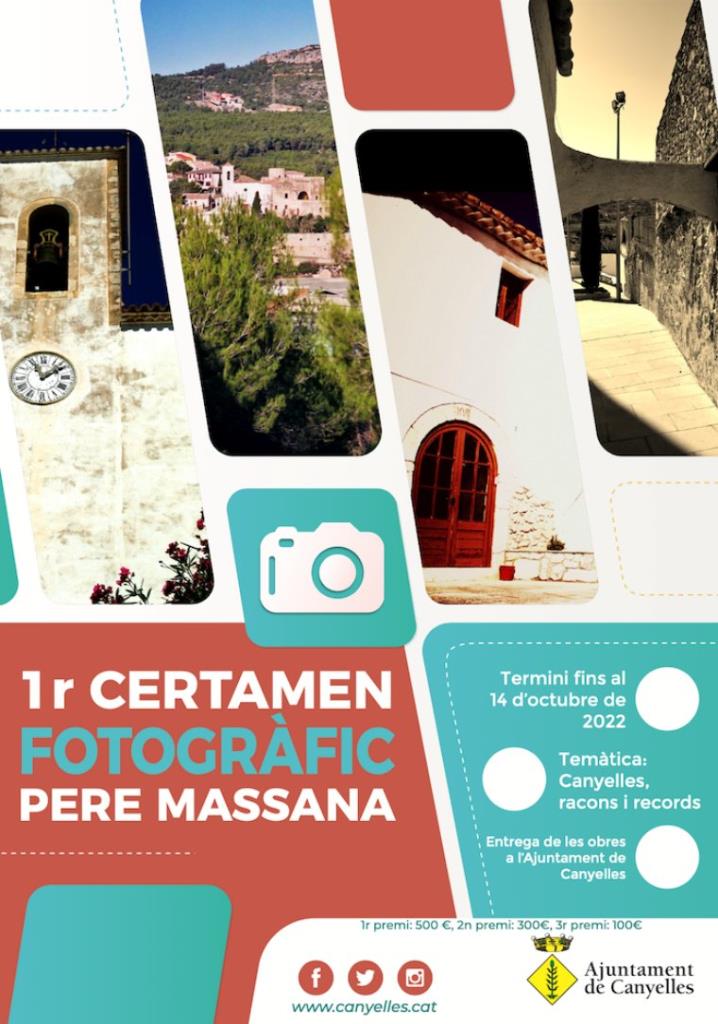 Canyelles convoca el primer certamen fotogràfic Pere Massana. EIX