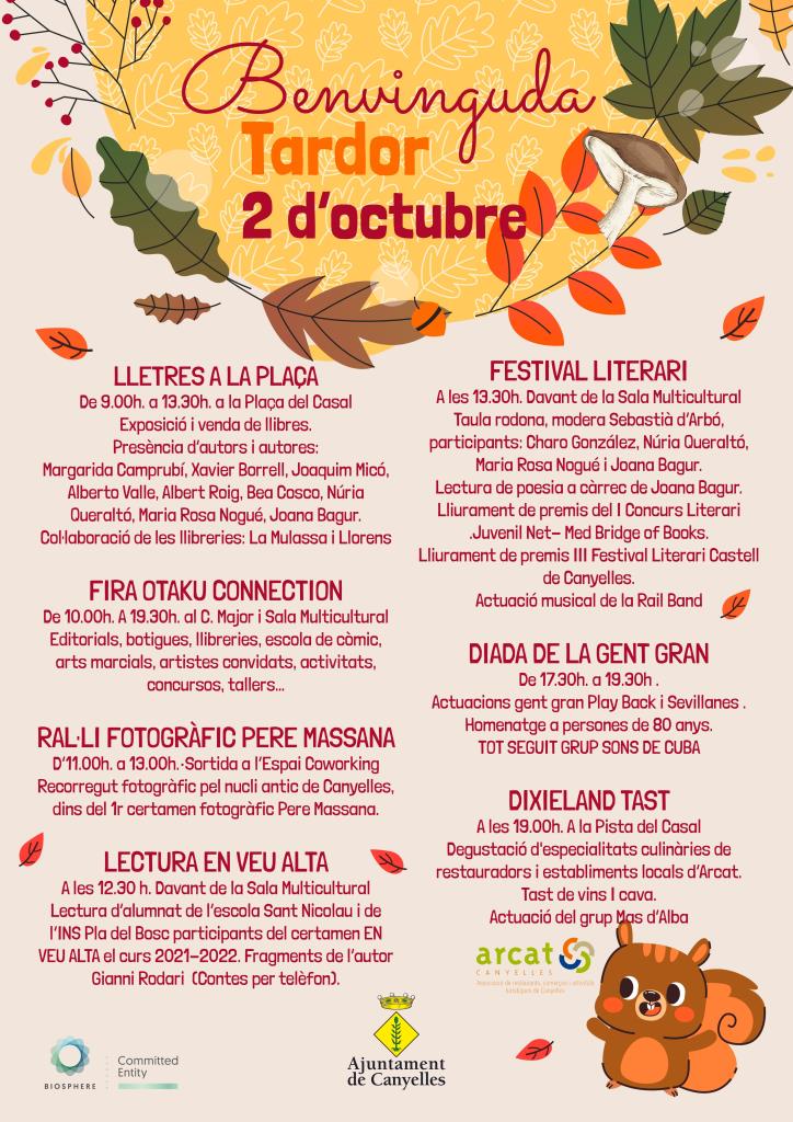 Canyelles dona la benvinguda a la tardor amb una jornada de literatura i gastronomia. EIX