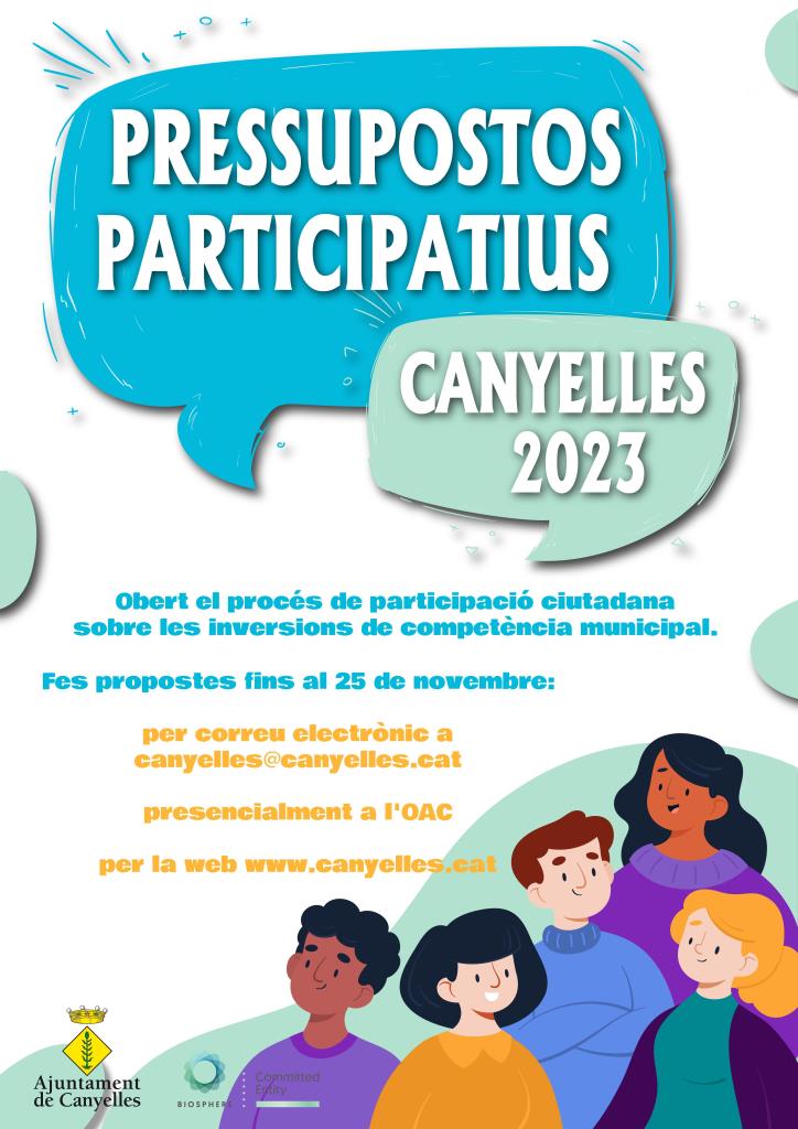 Canyelles posa en marxa un procés de pressupostos participatius 2023. Ajuntament de Canyelles