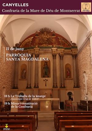 Canyelles s'integra a la Confraria de Montserrat. EIX