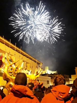 Canyelles suspèn el Castell de Focs de Festa Major per l'elevat risc d'incendi. Ajuntament de Canyelles