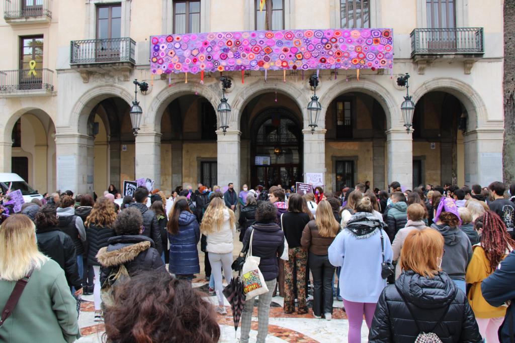 Celebració del 8-M a Vilanova i la Geltrú. Ajuntament de Vilanova