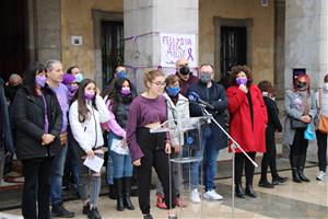 Celebració del 8-M a Vilanova i la Geltrú