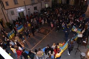 Clam multitudinari al Penedès i Garraf contra la guerra a Ucraïna