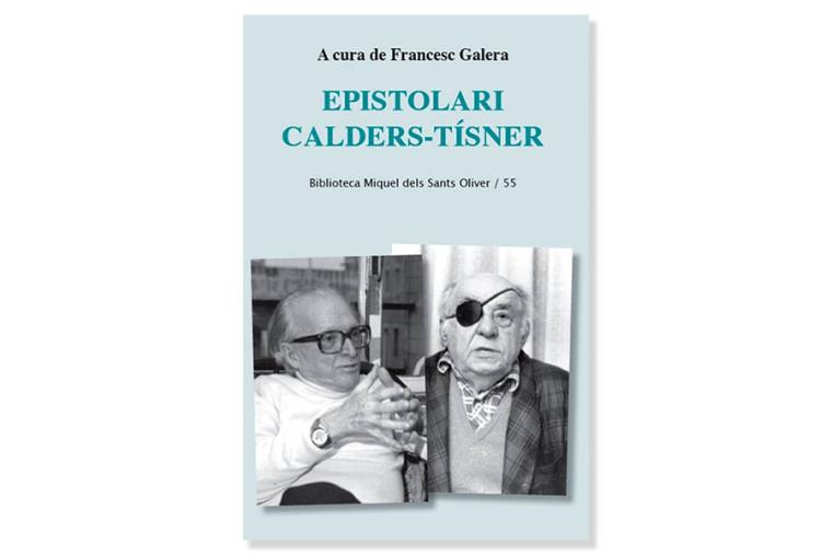 Coberta de 'Epistolari Calders-Tísner'. Eix