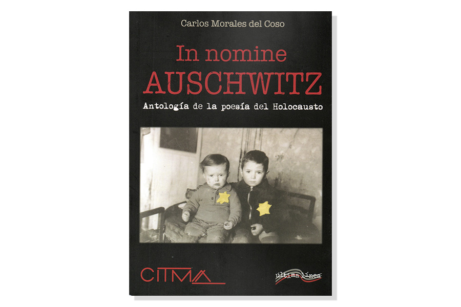 Coberta de 'In nomine Auschwitz. Antología de la poesia del Holocausto', de Carlos Morales del Coso. Eix