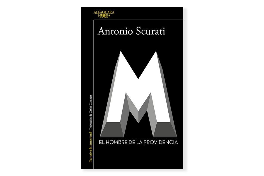 Coberta de 'M El hombre de la providencia' d'Antonio Scurati. Eix