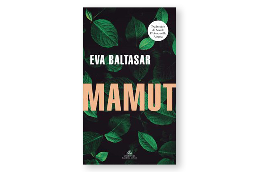 Coberta de 'Mamut' d'Eva Baltasar. Eix